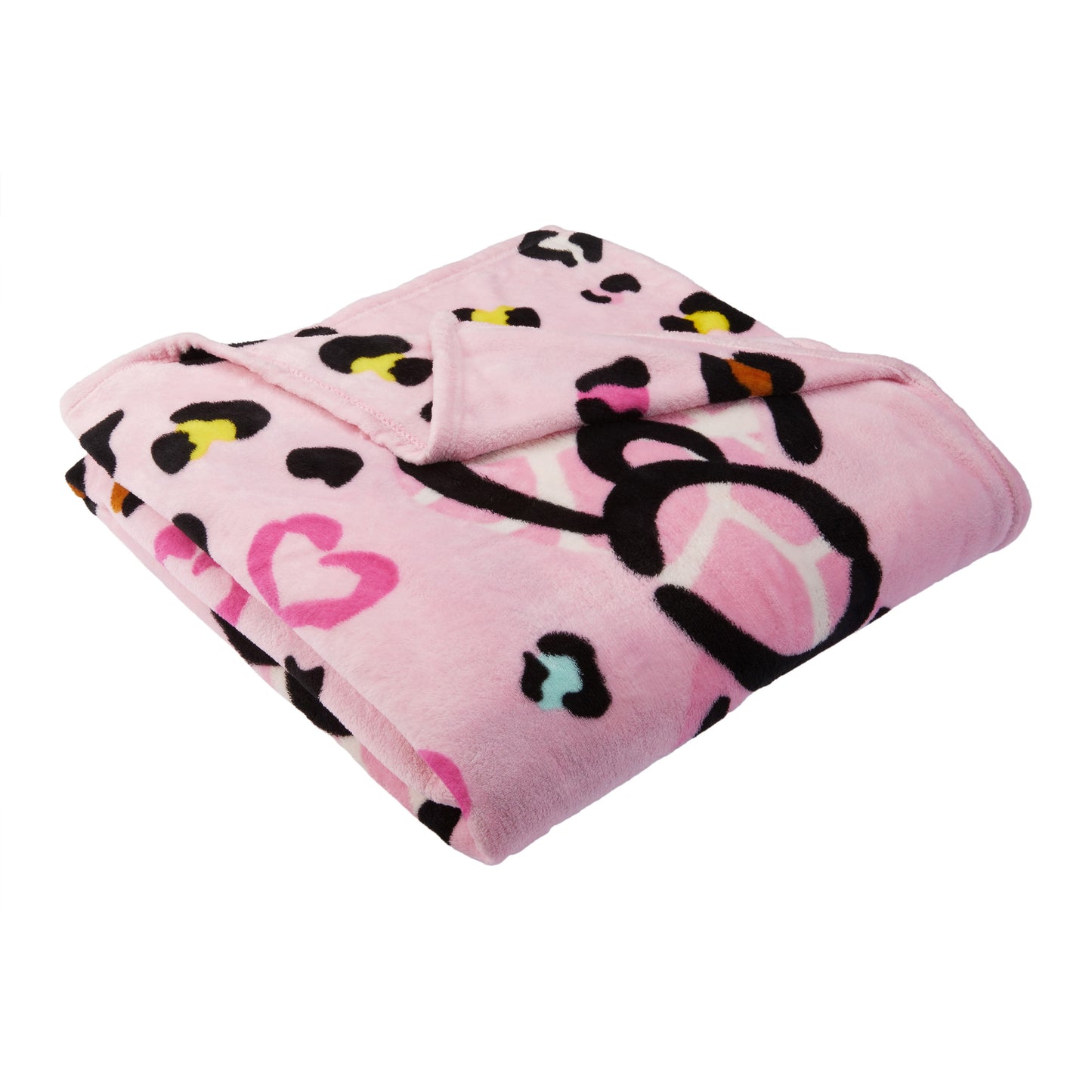 Kids Plush Blanket, Twin/Full Size 62"X90", Pink, Sanrio