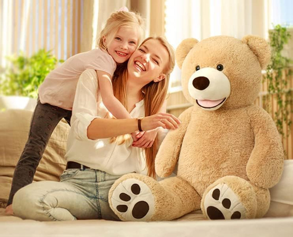 Snuggle Up with Our Extra Large 5 Feet Plush Giant Teddy Bear – The Perfect Cuddly Companion for Kids and Girlfriends!