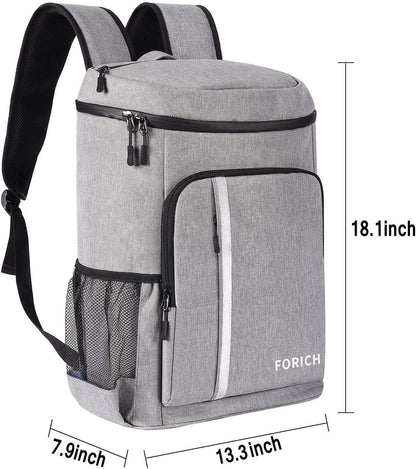 Ultimate Leakproof Insulated Backpack Cooler - Lightweight Soft Cooler for Beach, Camping, Picnics & More - Holds 30 Cans!