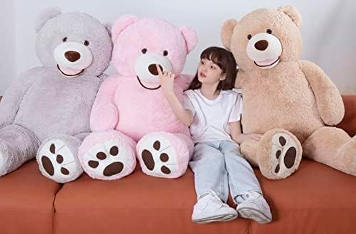 Snuggle Up with Our Extra Large 5 Feet Plush Giant Teddy Bear – The Perfect Cuddly Companion for Kids and Girlfriends!