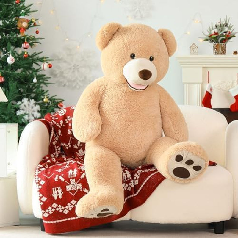 Snuggle Up with Our Extra Large 5 Feet Plush Giant Teddy Bear – The Perfect Cuddly Companion for Kids and Girlfriends!